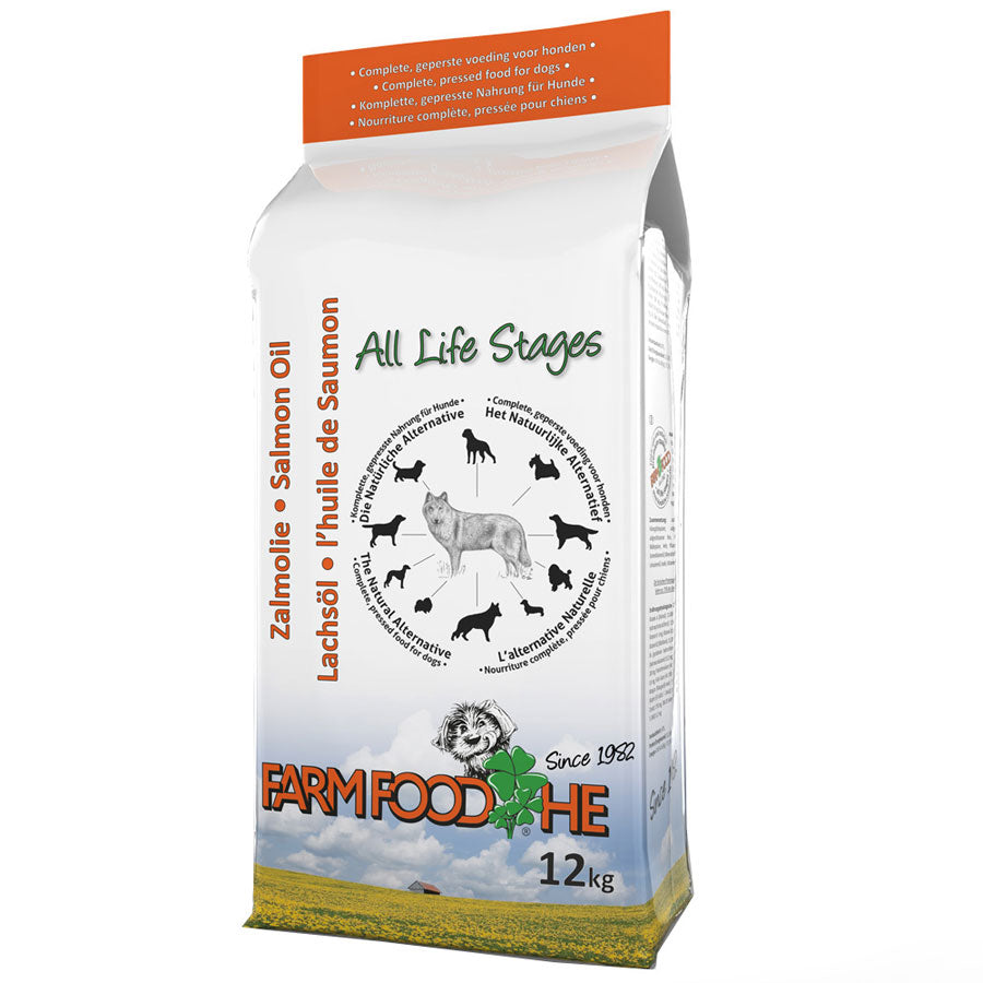 Farm Food Pure Cold Pressed Dog Food with Salmon Oil bag