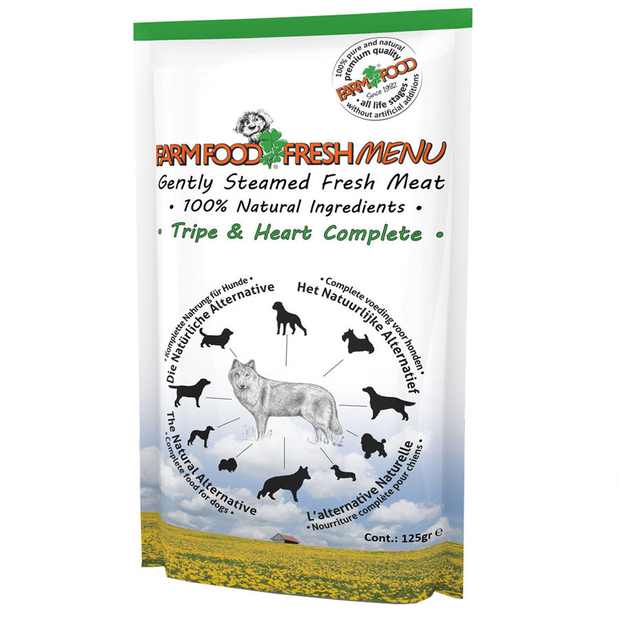 Farm Food Complete Tripe & Heart Fresh Pouches
