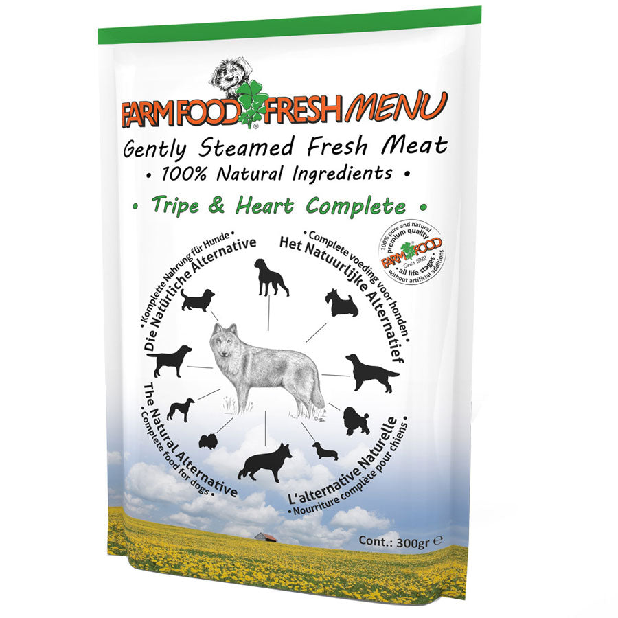 Farm Food Complete Tripe & Heart Fresh Pouches